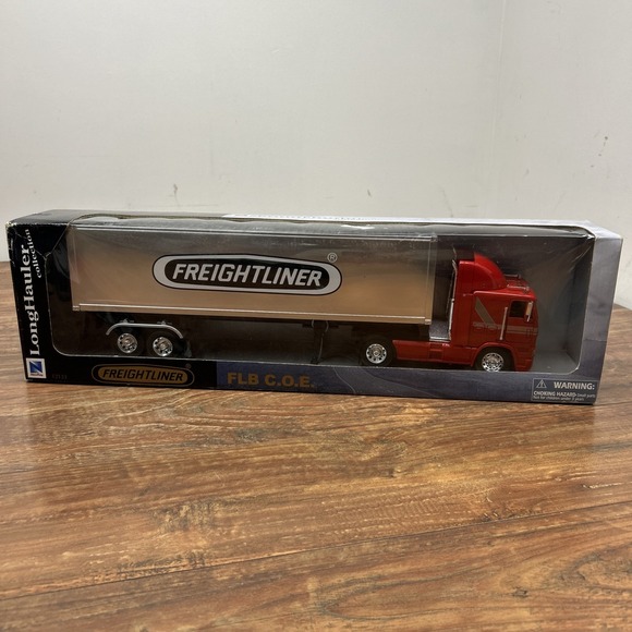 1/32 NEW RAY FREIGHTLINER FLB COE, TRACTOR TRAILER # 12133 New in Box - Picture 1 of 16